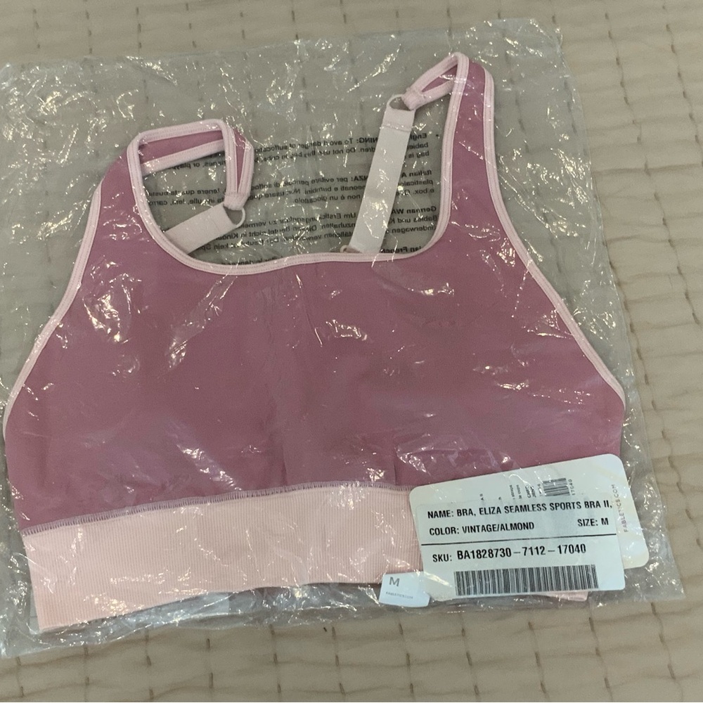 Fabletics Pink Sports Bra